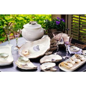 Seaside Small Oyster Plates (Set of 4)