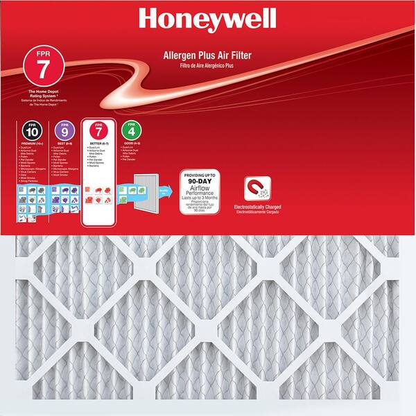 Honeywell 10 x 12 x 1 Allergen Plus Pleated FPR 7 Air Filter