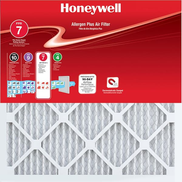 Honeywell 16 x 24 x 1 Allergen Plus Pleated FPR 7 Air Filter
