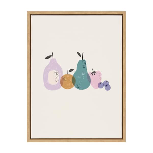 Kate and Laurel Sylvie Scandinavian Framed Canvas Wall Art 24 in. x 18 in.