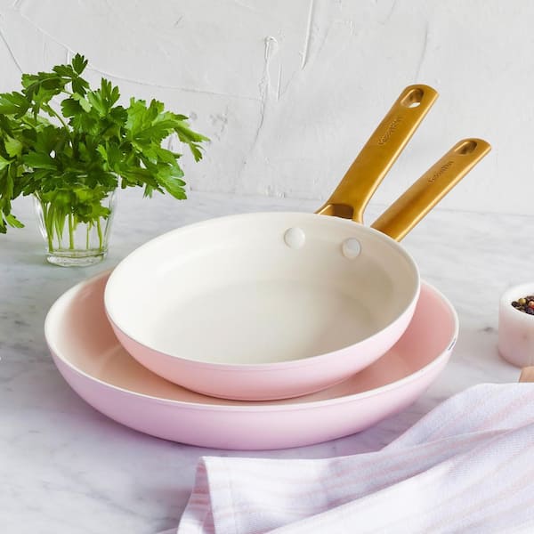 GreenPan Reserve Blush Healthy Ceramic Nonstick Cookware, Set of