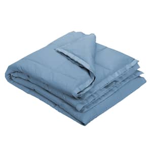 LaCrosse LoftAIRE Rec Down Alternative Porcelain Blue 1-Size Throw Blanket