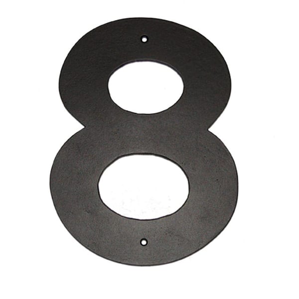 10 in. Helvetica House Number 8