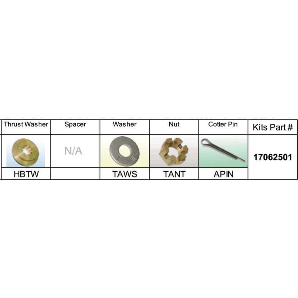 Fixed Hub Propeller Hardware Kit - Honda, Type B price history on PriceWatchPro
