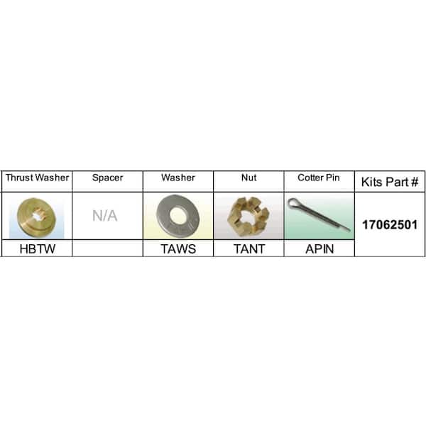 SOLAS Fixed Hub Propeller Hardware Kit - Honda, Type B
