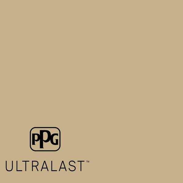 PPG UltraLast 1 qt. #PPG1103-4 Earthy Cane Semi-Gloss Interior Paint and Primer