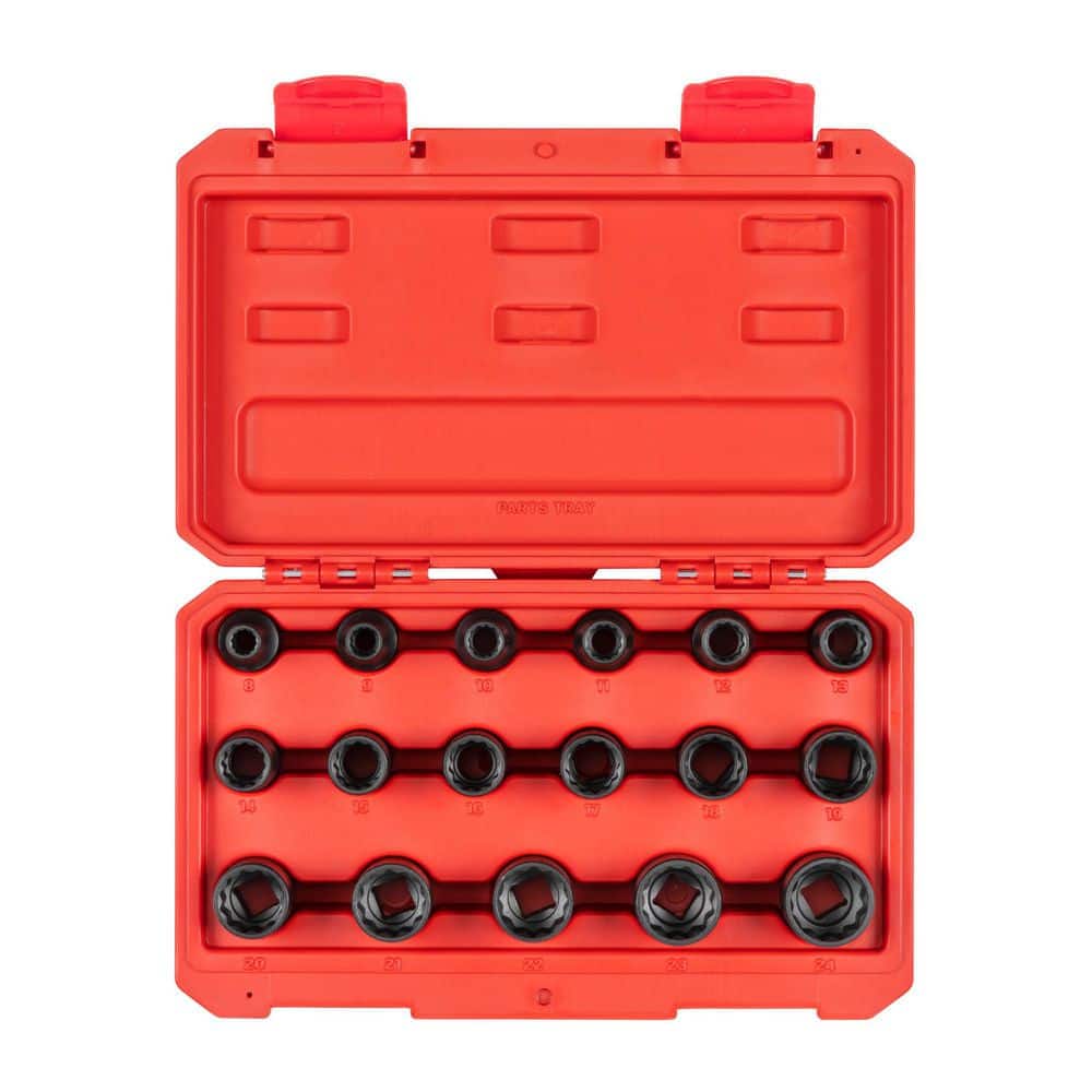 1/2 in. Drive 12-Point Impact Socket Set, (17-Piece) (8-24 mm) price history on PriceWatchPro