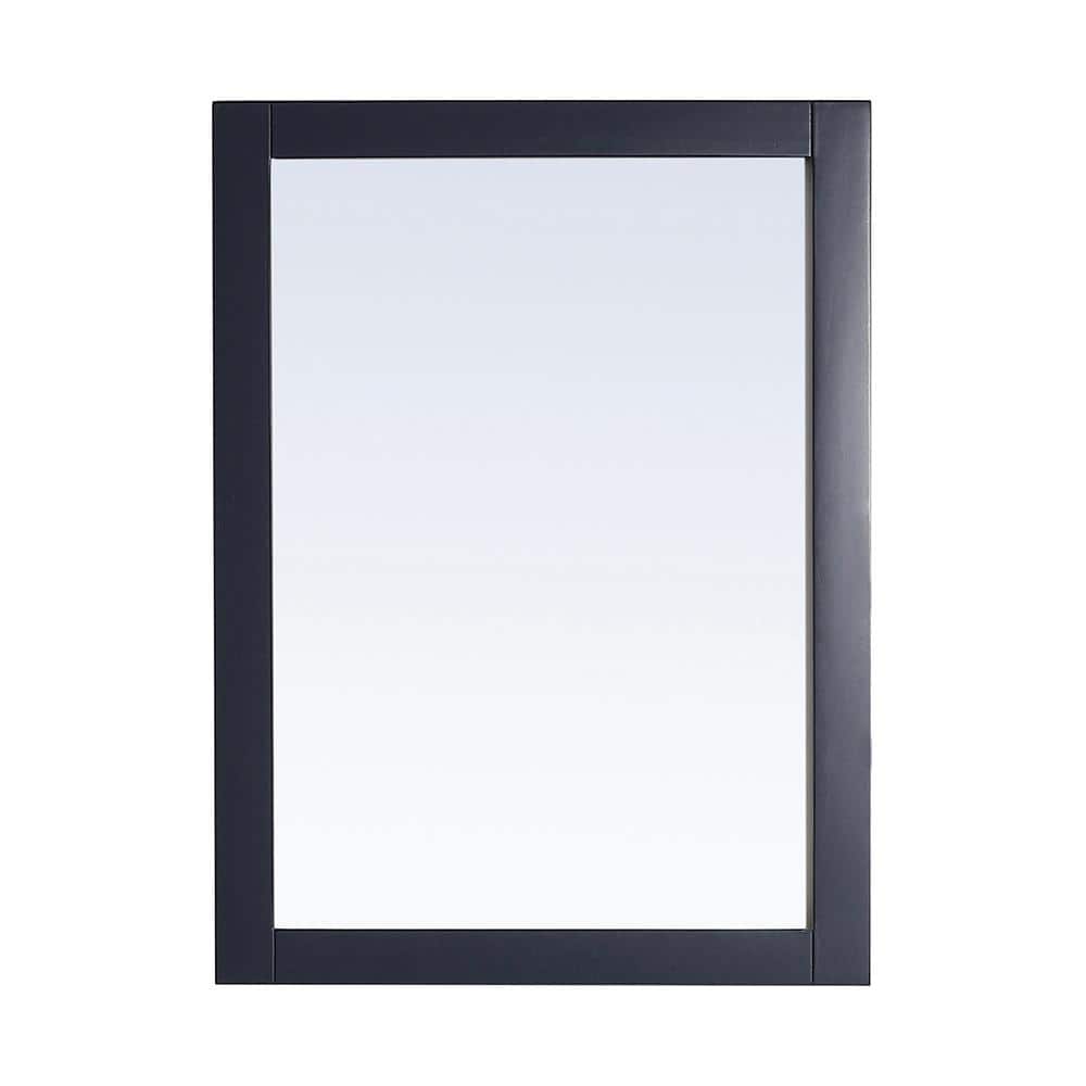 Home Decorators Collection Lincoln 30.00 in. W x 22.00 in. H Framed Rectangular Bathroom Vanity Mirror in Midnight Blue