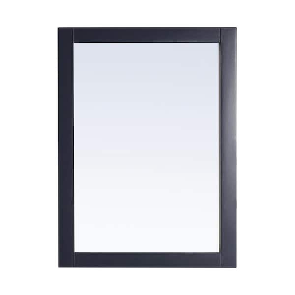 Home Decorators Collection 30.00 in. W x 22.00 in. H Framed Rectangular Bathroom Vanity Mirror in Midnight Blue
