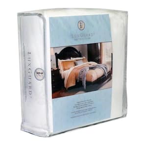 12in. LuxGuard Bed Bug, Microfiber Dust Mite and Allergen Proof Allergy King Mattress Protector and Zip Cover Encasement