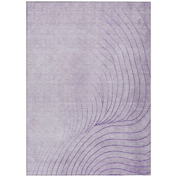 Addison Rugs Chantille Machine Washable Indoor/Outdoor Abstract ACN2107 Lavender 10 ft. x 14 ft. Area Rug