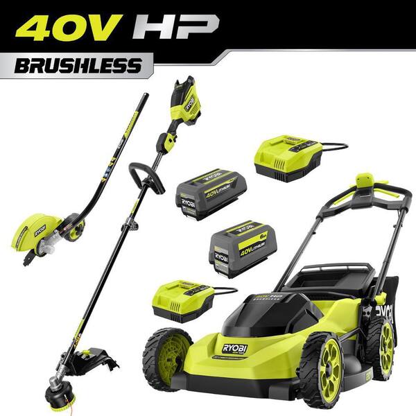 RYOBI 40V HP Brushless 20 In Cordless Electric Battery Walk Behind 