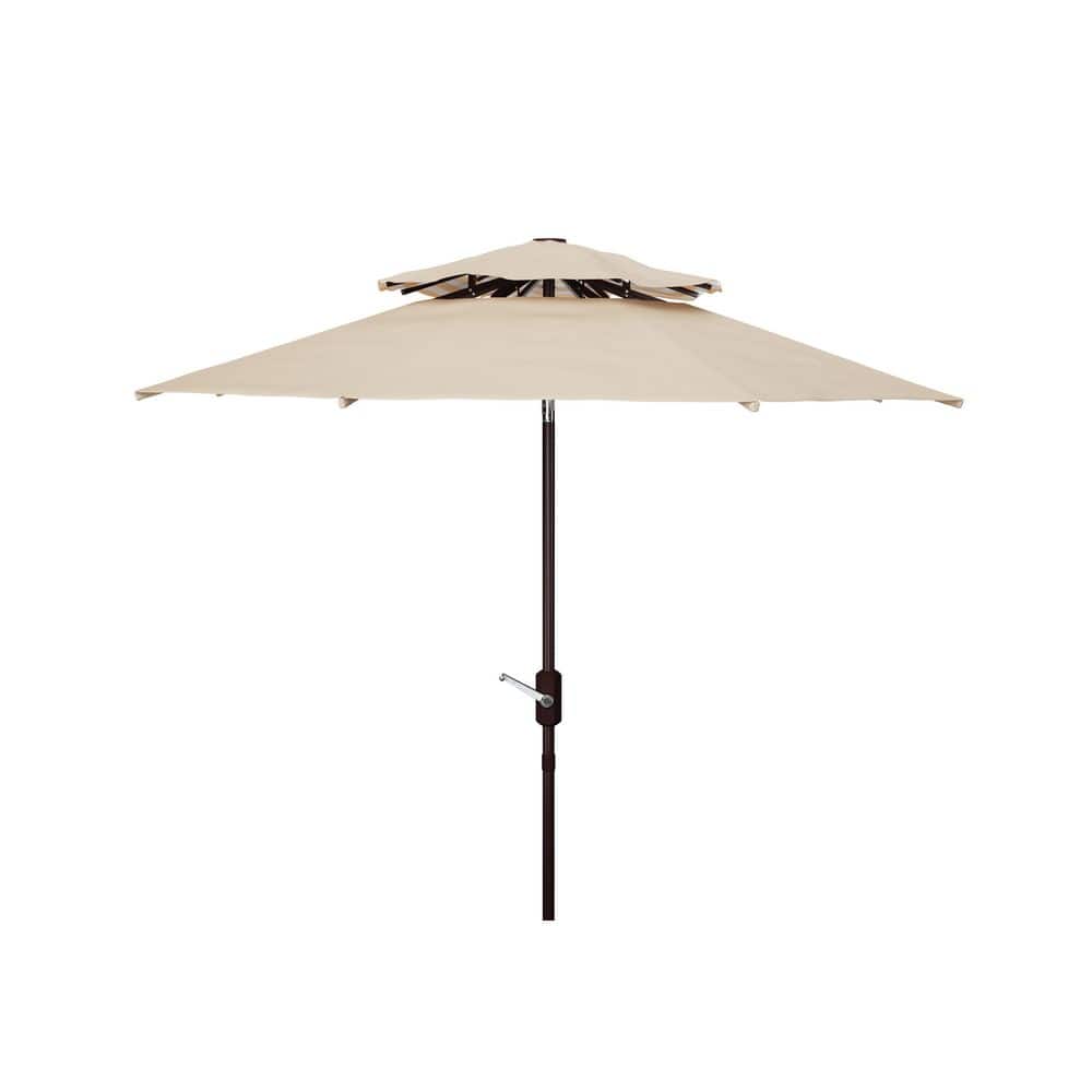 Athens 9 ft. Aluminum Patio Umbrella in Beige price history on PriceWatchPro