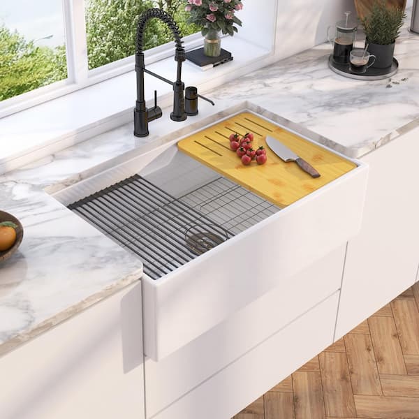 Soleil 20 Gauge Stainless Steel 33'' L x 22'' W Drop-In Kitchen Sink