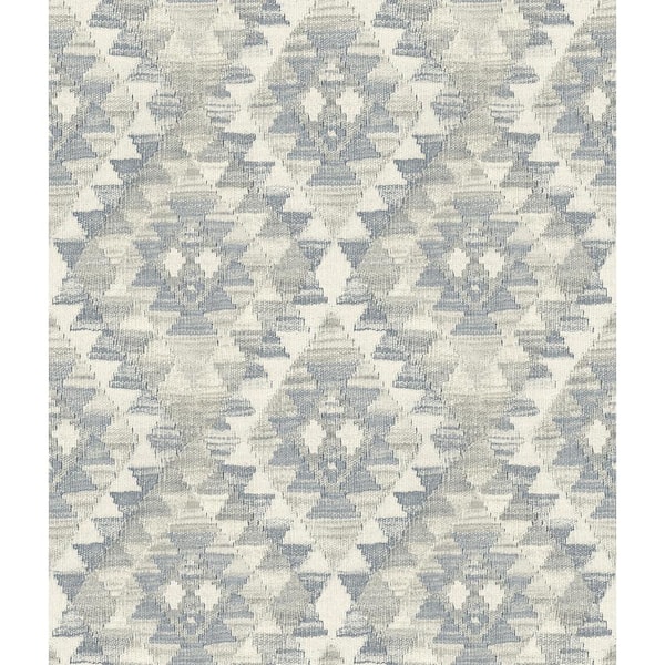 Chesapeake 10 in. W x 13 in. L Blue Montana Sapphire Wallpaper Sample