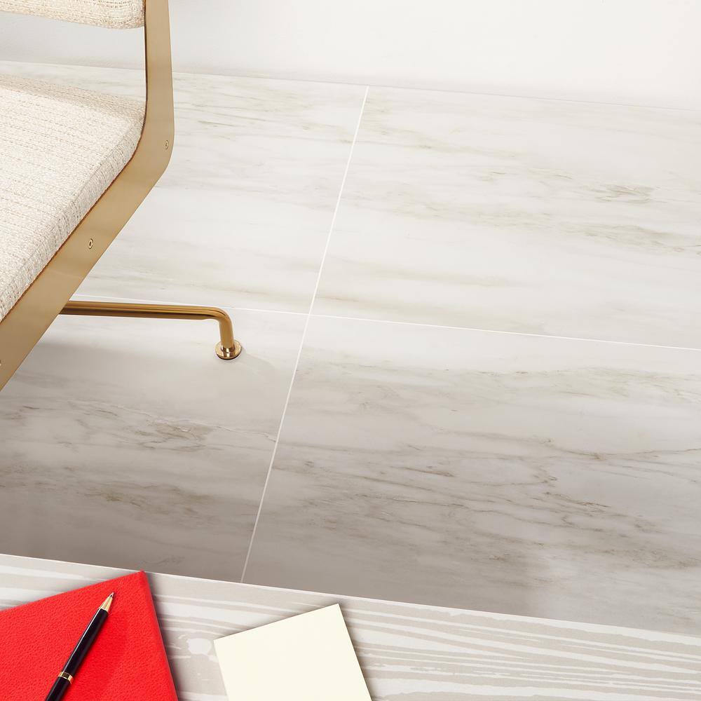Dolomite Snow Matte White Large Format Porcelain Floor and Wall Tile