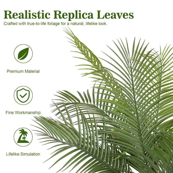 Vitalismo 8 ft. Green Plant 96 in. Artificial Phoenix Palm Tree