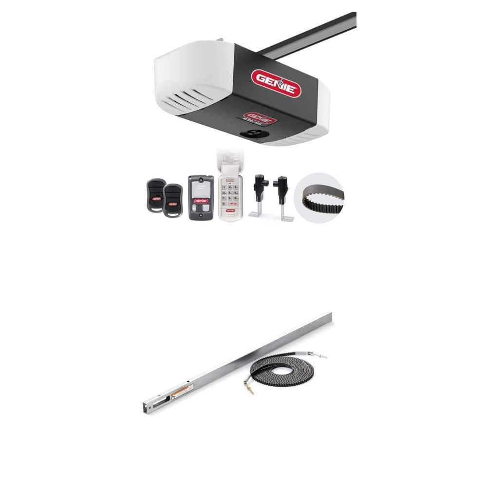 Genie SilentMax 750 3/4 HPc Garage Door Opener with Keypad and 8