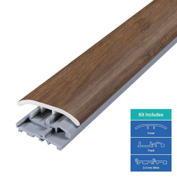 Wayne Canyon 0.31 in. T x 2 in. W x 78.7 in. L Vinyl 4-in-1 Molding