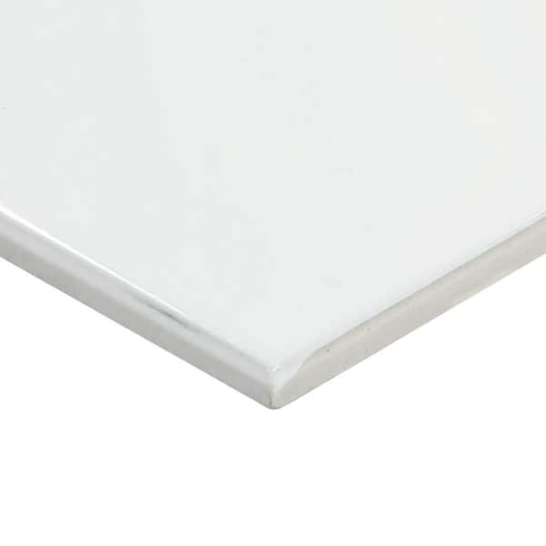 Daltile Restore Bright White 4-1/4 in. x 4-1/4 in. Ceramic Wall Tile (12.5  sq. ft. / Case) RE1544HD1P4 - The Home Depot