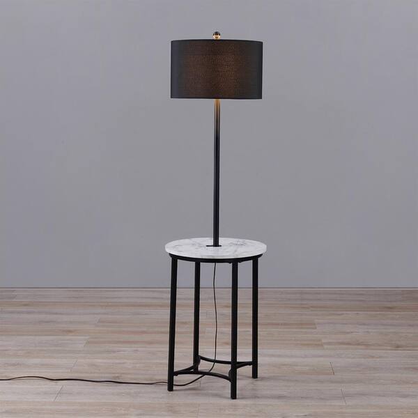 floor lamp with table built in