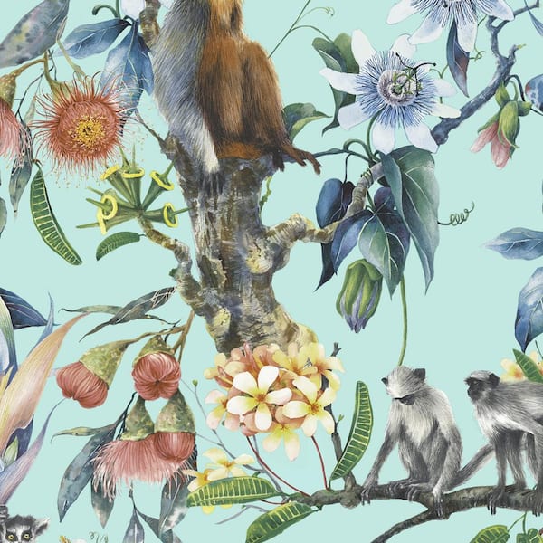 Patton Wallcoverings Lemur Wallpaper - Walmart.com