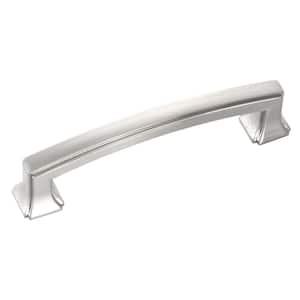 Bridges Collection 3-3/4 in. (96 mm) Satin Nickel Cabinet Door and Drawer Pull (10-Pack)