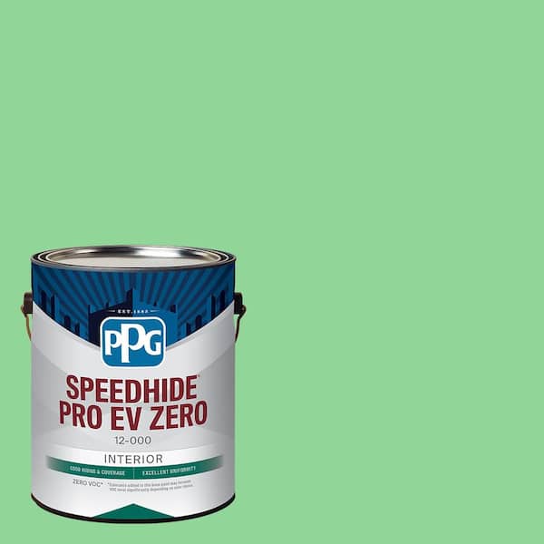 PPG Speedhide Pro EV Zero 1 gal. PPG1225-5 May Apple Flat Interior Paint