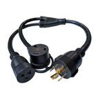 Parkworld Ft Wire Rv V Adapter Cord Nema P Plug And Tt