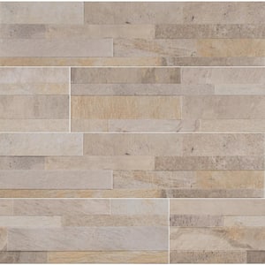 Canyon Cream Ledger Panel 6 in. x 24 in. Matte Porcelain Wall Tile (11 sq. ft. /Case)