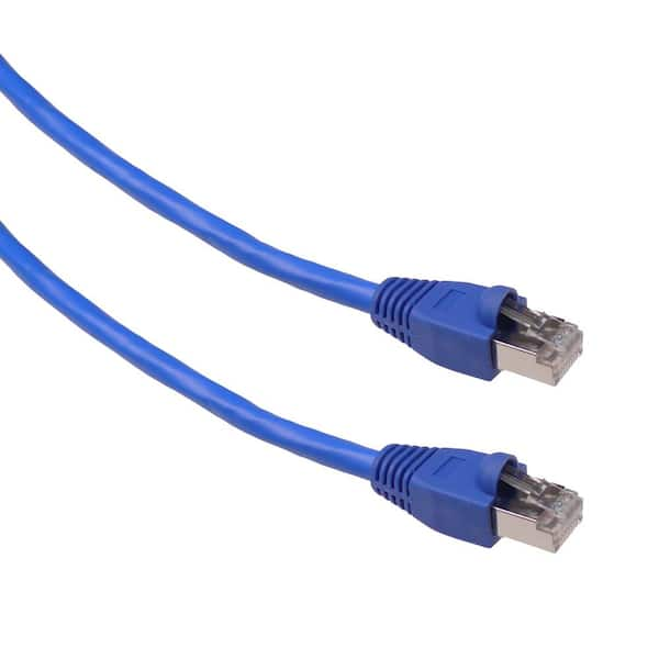 10ft Cat6 Snagless Shielded Ethernet Patch Cable, Blue 