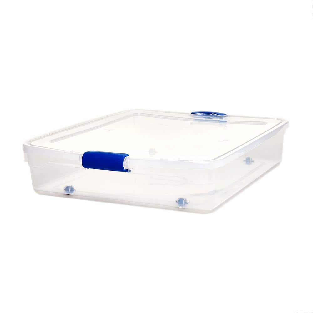 2.56x2.56x1.5in Plastic Box Clear Storage Containers Box Square Storage  Containers Box W/ Hinged Lid For Small Items - Instrument Parts &  Accessories - AliExpress