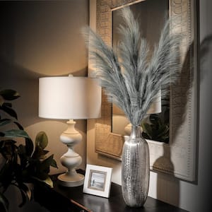 40 in. Teal Artificial Pampas Plume