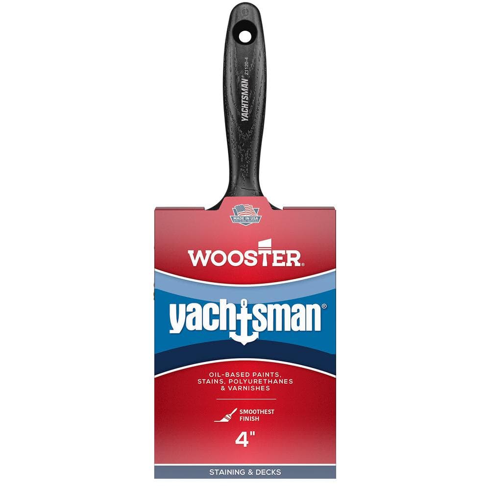 Wooster 4 in. Yachtsman White China Flat Brush