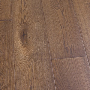 Stinson French Oak 3/8 in. T x 6.5 in. W Click Lock Wire Brushed Engineered Hardwood Flooring (945.6 sq. ft./pallet)