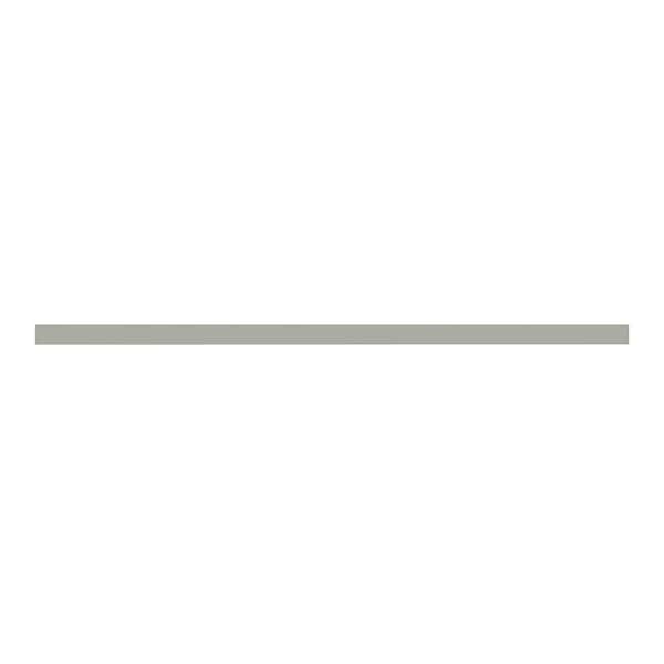 91.5 in. W x 4.5 in. H Toe Kick Molding in Dove Gray