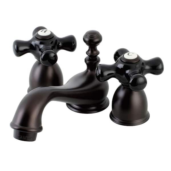 Kingston Brass Duchess 4 in. Mini-Widespread 2-Handle Bathroom Faucets iin Oil Rubbed Bronze