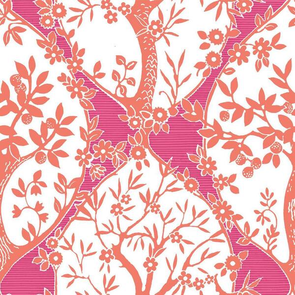 RoomMates Tree and Vine Ogee Peel and Stick Wallpaper (Covers 28.29 sq. ft.)