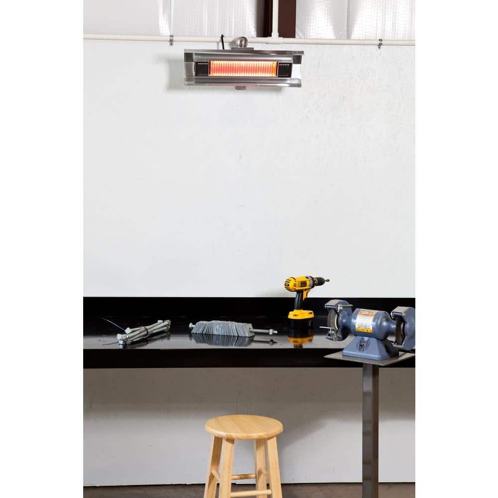 Stainless Steel Wall Mounted Infrared Electric Patio Heater
