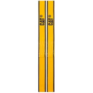 12 in. x 1 in. 800 lbs. Load Capacity Soft Loop Tie-Down Straps in Yellow (2-Piece)