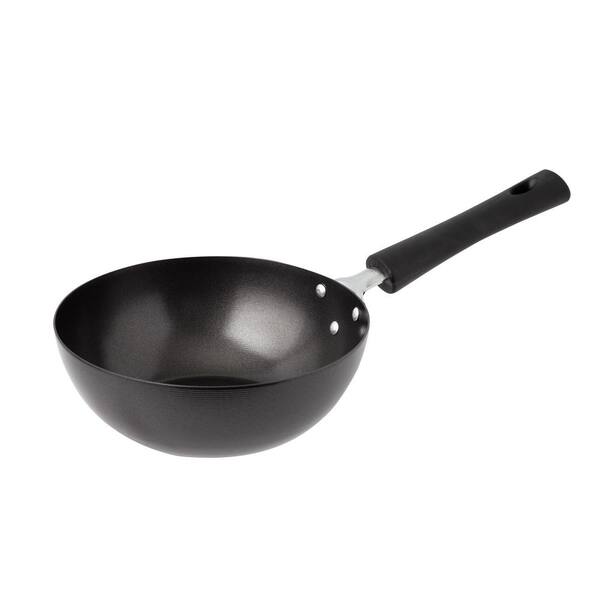 Cast Iron pan big Pot Round Bottom Wok Uncoated Non stick double