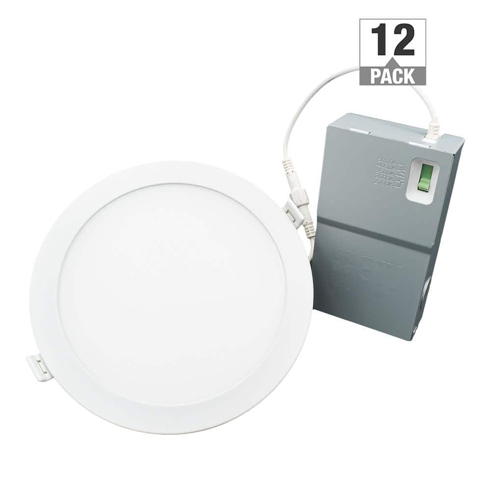 Altair 6 in. Canless Downlight 120-277 Volt Integrated LED Recessed Light Trim 800 Lumens 10W Adjustable CCT (12-Pack) price history on PriceWatchPro