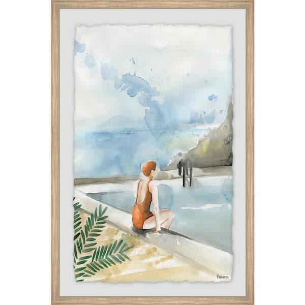 Unbranded 18 in. H x 12 in. W "Back View" by Parvez Taj Framed Wall Art