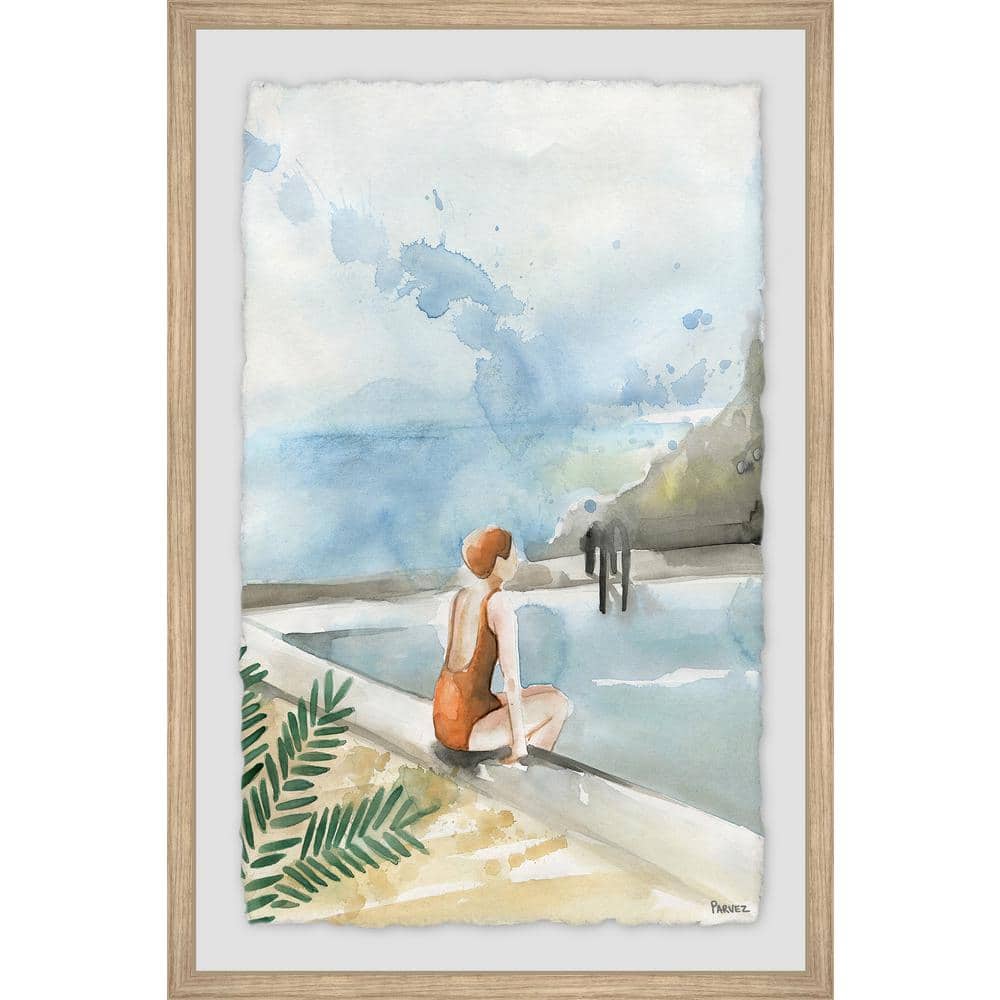 18 in. H x 12 in. W Back View by Parvez Taj Framed Wall Art
