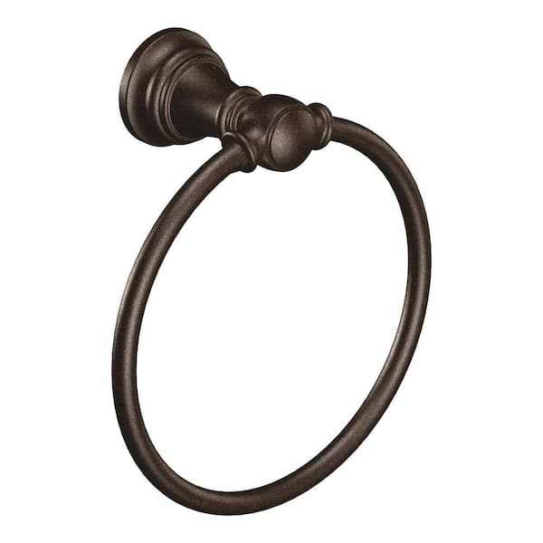 MOEN Weymouth Towel Ring in Oil Rubbed Bronze