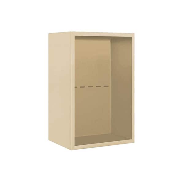 Salsbury Industries 3800 Series 17.5 in. W x 28.125 in. H Surface Mounted Enclosure for Salsbury 3707 Single Column Unit in Sandstone