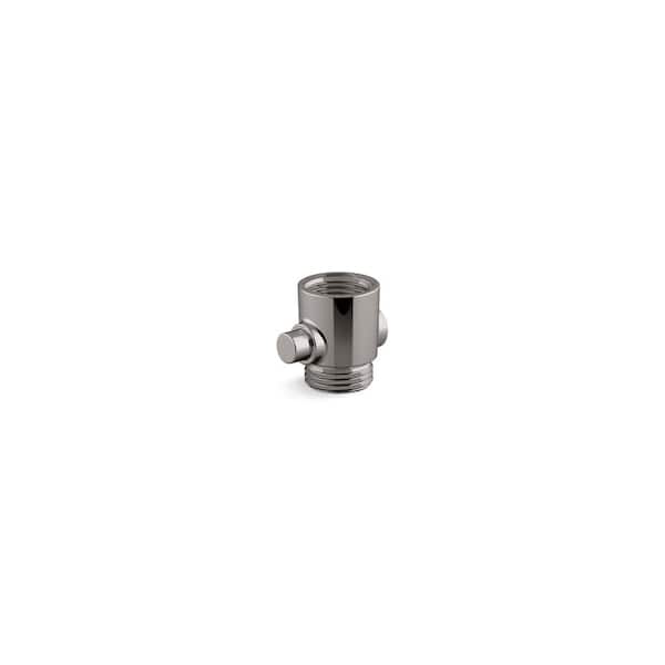 KOHLER Statement ADA 0.5 in. Brass Handheld Shower Head Hose Adapter in Vibrant Titanium