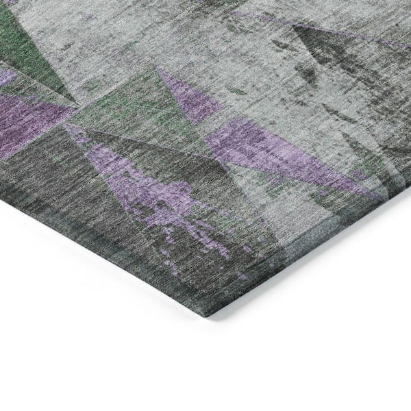 Chantille Machine Washable Indoor/Outdoor Abstract ACN1888 Emerald 2 ft. x 3 ft. Accent Rug