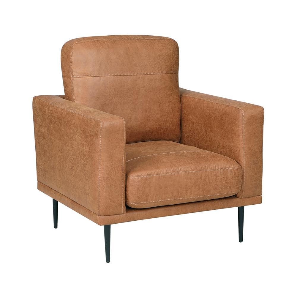 Creighton Brown Microfiber Arm Chair