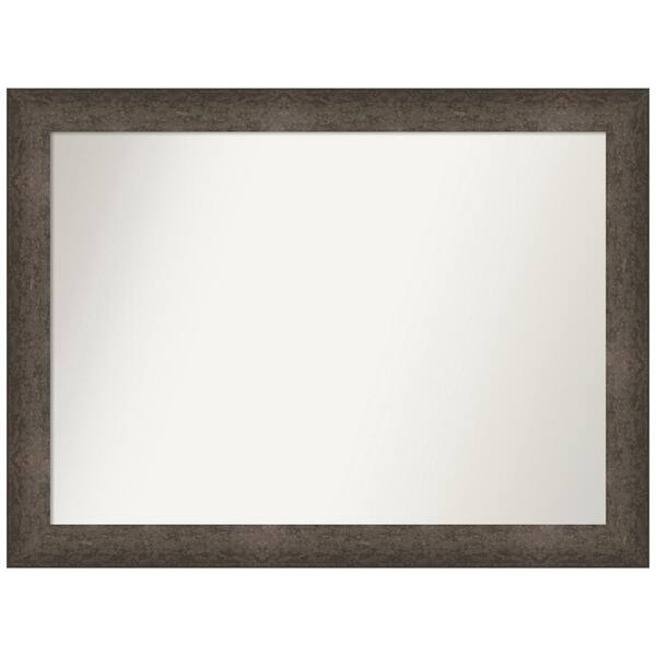Light Bronze Rectangular Frame Amanti Art Dappled Light Bronze 43.5 in. x 32.5 in. Non-Beveled Modern ...